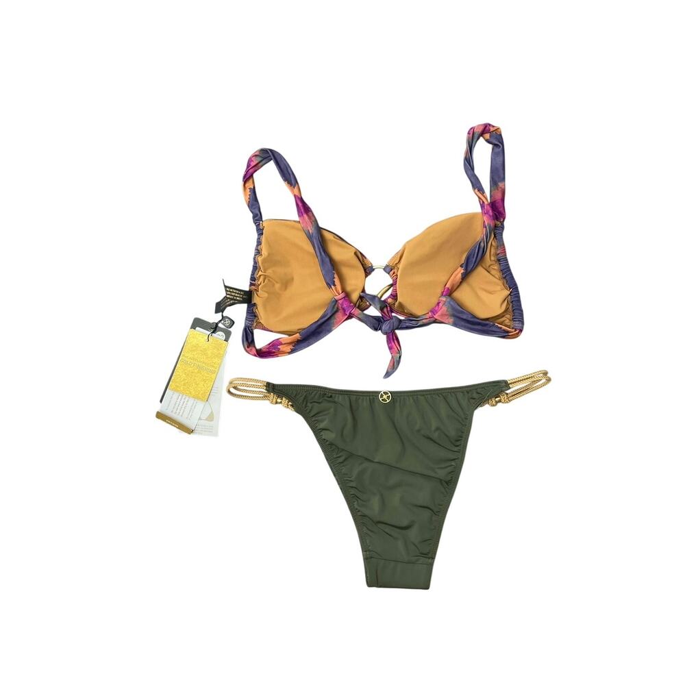 NEW Vix Paula Hermanny Swimsuit Bikini Size XL D-Cup Sexy Summer Beach Resort - Picture 2 of 5